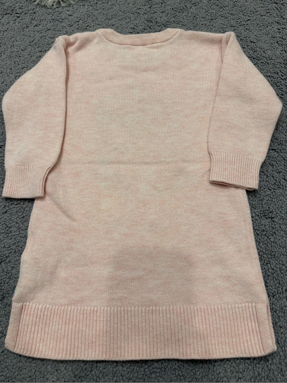 GAP Pink Knit Dress with Orange Lady Graphic